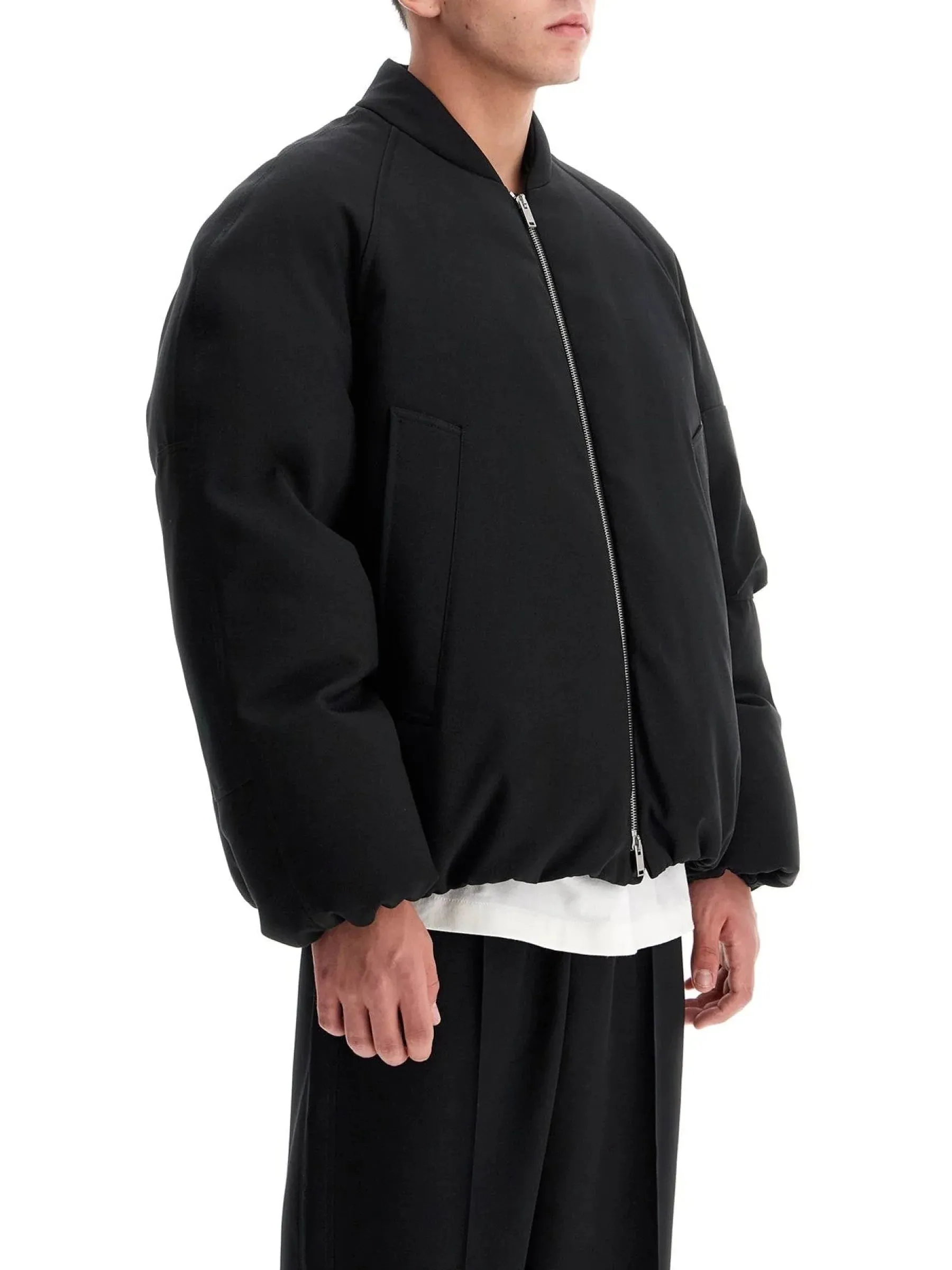 Feather Bomber Jacket